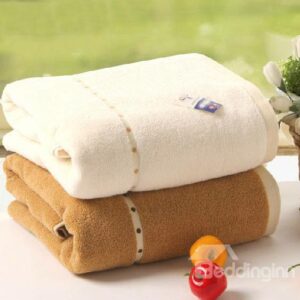 New Arrival 100%Cotton Multi-functional Pure Color Bath Towel