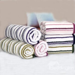 New Arrival Colorful Elegant Stripes Patterns Bath Towel