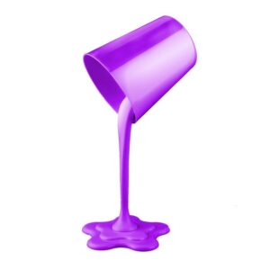 Cheap Creative Pull Water Cup LED Purple Color Table Lamp