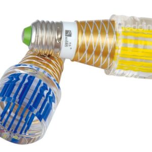 Pretty LED Aluminum Three Colors Warm White Light CFL Ball Bulb