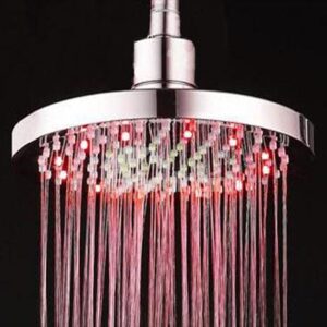 3 Colors Changing LED Top Shower Head