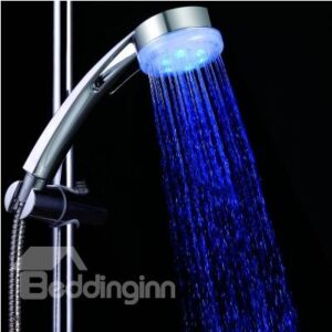 Amazing color Changing LED A Grade ABS Chrome Finish Hanldheld Shower head