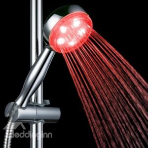 A Grade ABS colour temperature contral Changing LED Chrome Finish Shower head