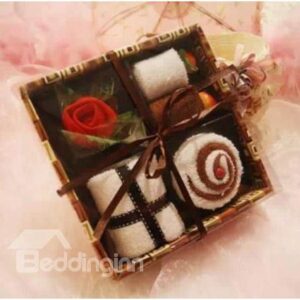 New Arrival Gift Box Style Gift 5-Piece Towel Sets