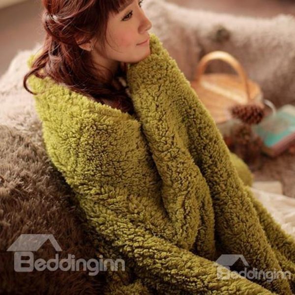 New Arrival High Quality Berber Fleece Sweet Warm Blanket