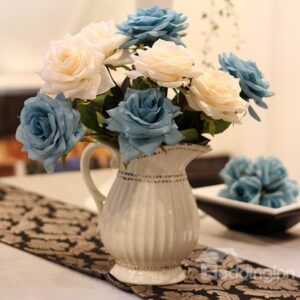 Wonderful 3-Piece French Style Hemming Rose Decorative Artificial Flowers
