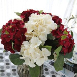 New Arrival A Branch of Lovely Hydrangea Decorative Artificial Flowers