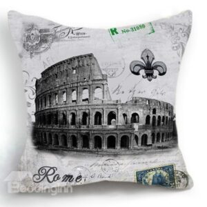 New Arrival Nostalgia Rome the Colosseum Print Throw Pillow