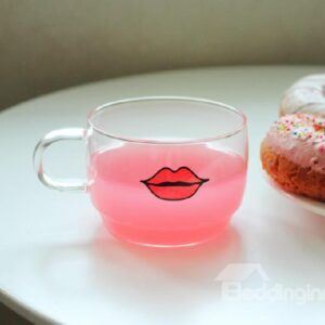 New Arrival Lovely Family Cup Set of Red Lips Print Cup