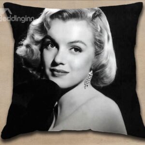 New Arrival Elegant Similing Marilyn Monroe Print Throw Pillow