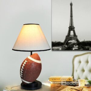 New Arrival Lovely Rugby Style Resin Table Lamp for Kids