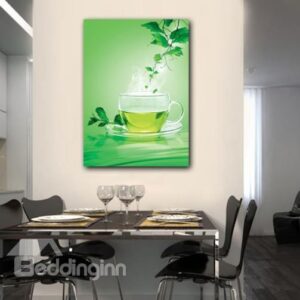 New Arrival Lovely Green Tea Print Cross Film Wall Art Prints