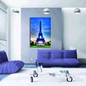 New Arrival Beautiful Paris Eiffel Tower Print Cross Film Wall Art Prints