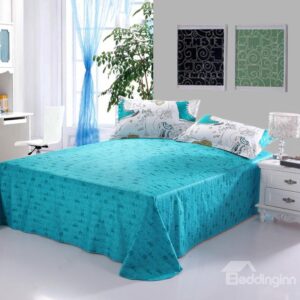 New Arrival Adorable Blue Small Car and Trees Print Sheet