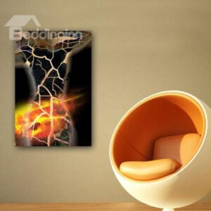 New Arrival Lava and Cracks Print Cross Film Wall Art Prints