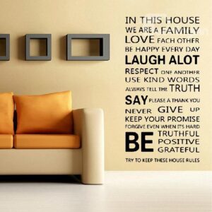 New Arrival Beautiful English Poem Print Wall Stickers