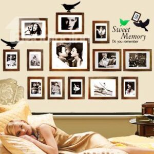 New Arrival Beautiful Classic Photo Frames Print Wall Stickers