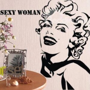New Arrival Sexy Marilyn Monroe Print Wall Stickers