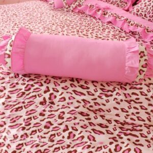 New Arrival Princess Style Leopard Print Candy Shape Throw Pillow