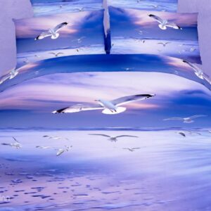 New Arrival Seagulls Flying in the Sky Print 3D Bedding Sets