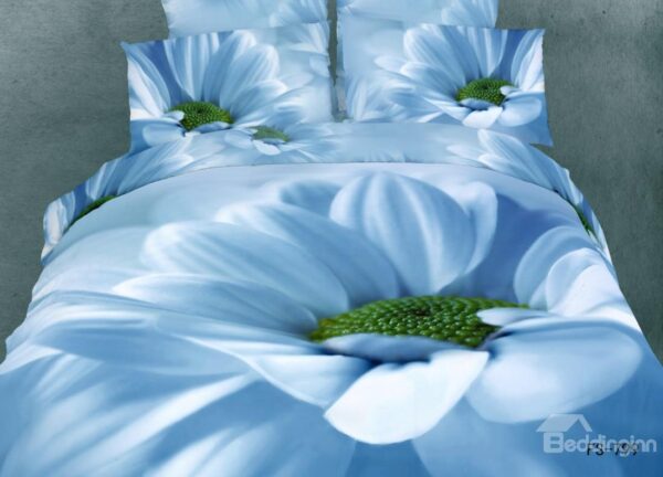 New Arrival Big Sunflower Print 3D Bedding Sets