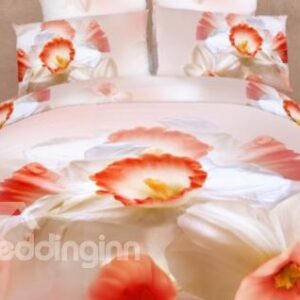 New Arrival Forget Me Not Flowers Print 3D Bedding Sets
