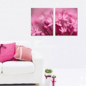 New Arrival Scent Flowers 3-piece Cross Film Wall Art Prints