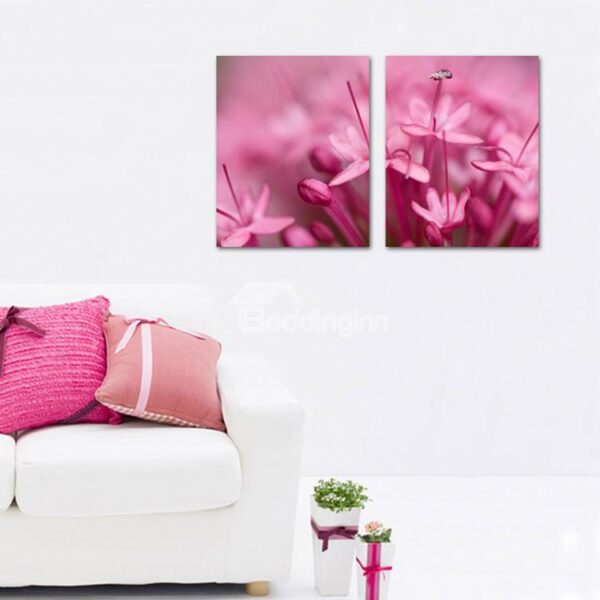 New Arrival Scent Flowers 3-piece Cross Film Wall Art Prints