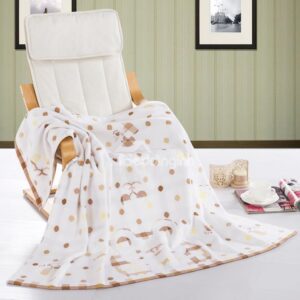 Hot Selling Lovely Bear 100% Silk Summer Blanket