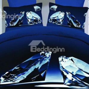 Top Class Decent Diamond 4 Piece Bedding Set