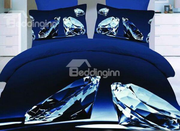 Top Class Decent Diamond 4 Piece Bedding Set