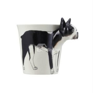 New Arrival Hand-painted 3D Ceramic Bulldog Creative Mug