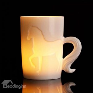 New Arival Stylish Creative 3D Ceramic Horse Coffee Mug