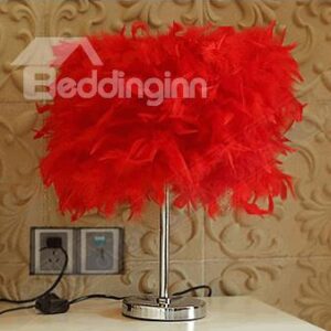 New Arrival Stylish & Classic Feather Table Lamp