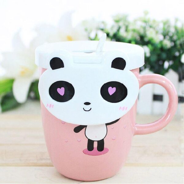 New Arrival Creative Cute Cartoon Panda Ceramic Mug