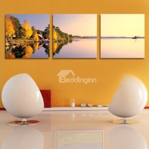 New Arrival Trees & Shadow In The Lake Cross Film Wall Art Prints