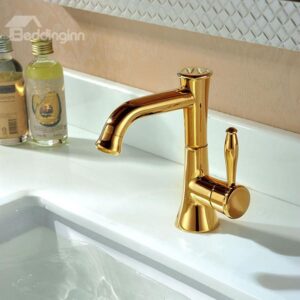 New Arrival Top Selling Gold Bathtub Sink Faucet