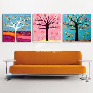 New Arrival Flowers Blooming On The Tree Cross Film Wall Art Prints