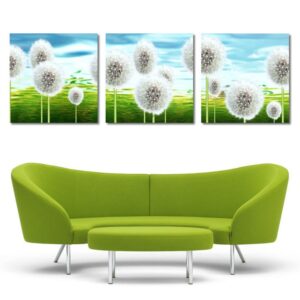New Arrival Dandelion On The Grasslands Cross Film Wall Art Prints