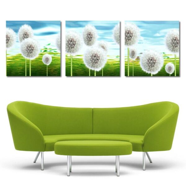 New Arrival Dandelion On The Grasslands Cross Film Wall Art Prints