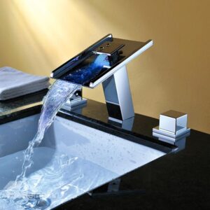 Top Selling High Quality LED Color Changing with Temperature Bathroom Sink Faucet