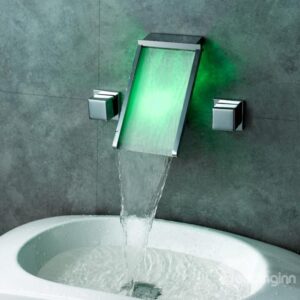 New Arrival Fantastic LED Color Changing Bathroom Sink Faucet