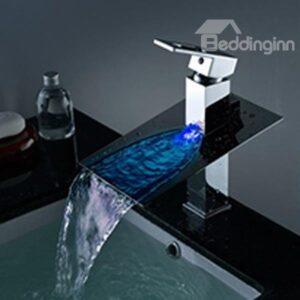 High Quality Amazing LED Color Changing Bathroom Sink Faucet