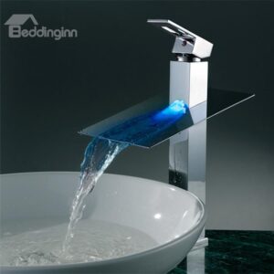 High Quality Stunning LED Color Changing Bathroom Sink Faucet