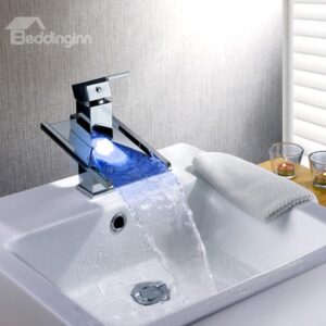 Top Selling Charming LED Color Changing Bathroom Sink Faucet