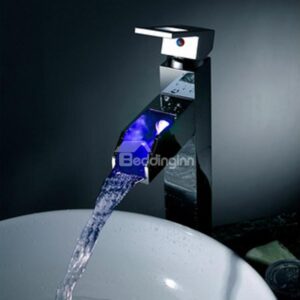 High Quality Attractive LED Color Changing Bathroom Sink Faucet