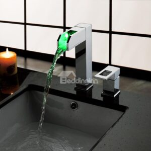 Popular High Quality LED Color Changing Bathroom Sink Faucet