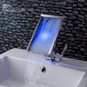 Beautiful High Quality LED Color Changing Bathroom Sink Faucet