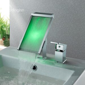 New Arrival Amazing LED Color Changing Bathroom Sink Faucet