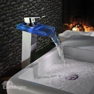 High Quality Tempting LED Color Changing Bathroom Sink Faucet